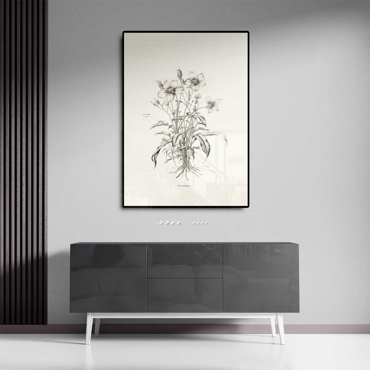 Botanische Bloemenpracht Kunstwerk-canvas-dibond-plexiglas-wanddecoratie-WallArtistic