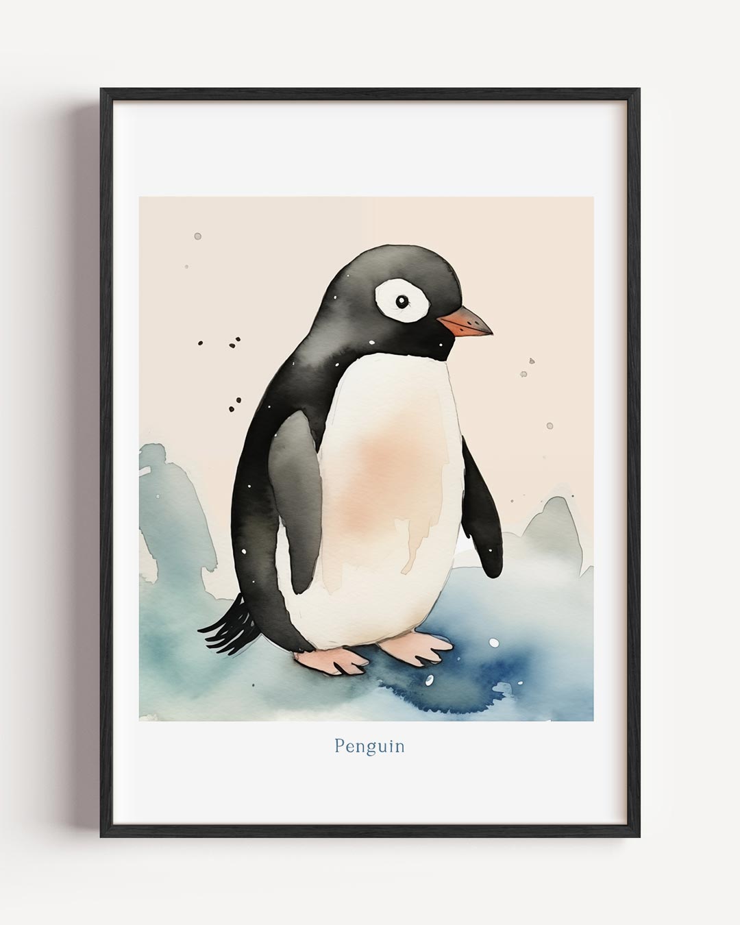 Schattige Pinguïn Poster-WallArtistic