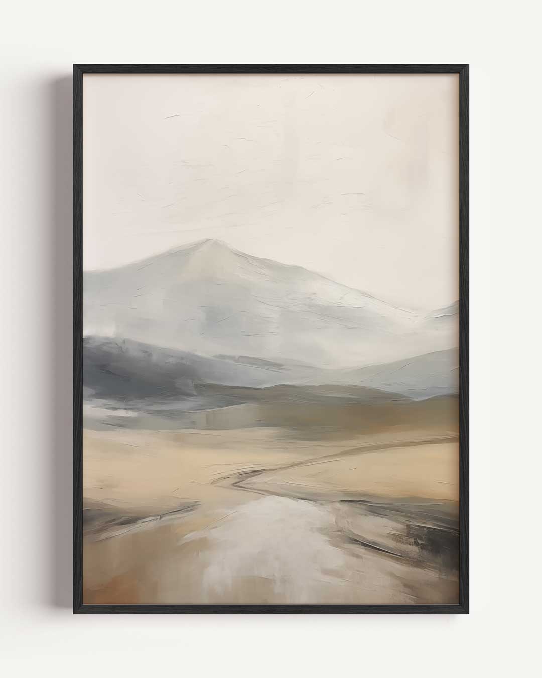 Rustiek Berglandschap in Zachte Tinten Poster-WallArtistic