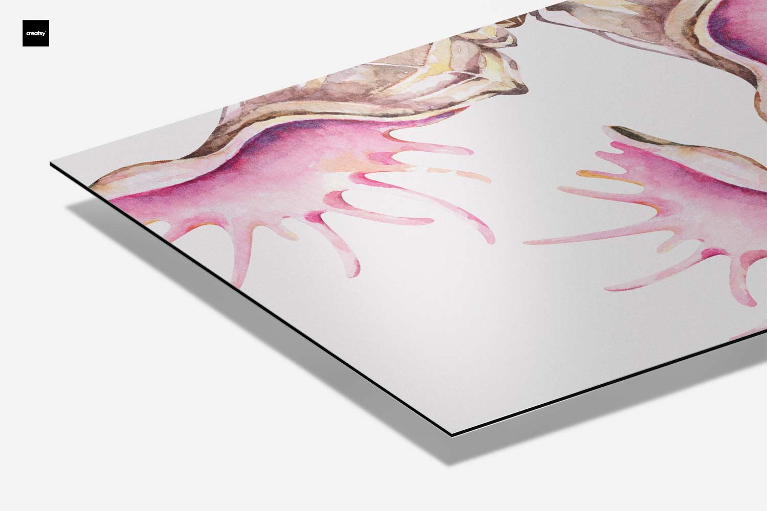 Zeeleven Waterverf Kunstwerk Kunstwerk-canvas-dibond-plexiglas-wanddecoratie-WallArtistic