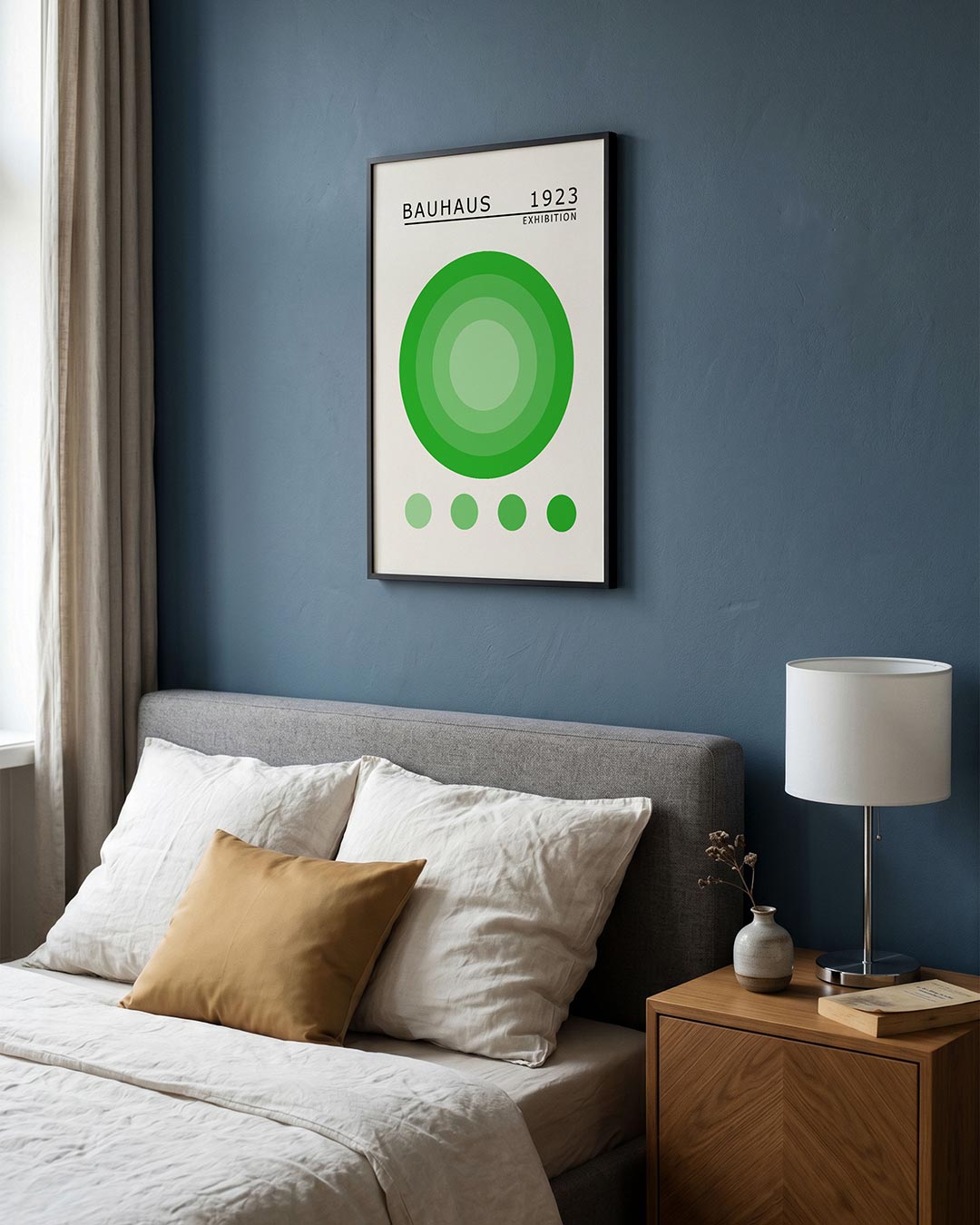 Cirkelritme groen Poster
