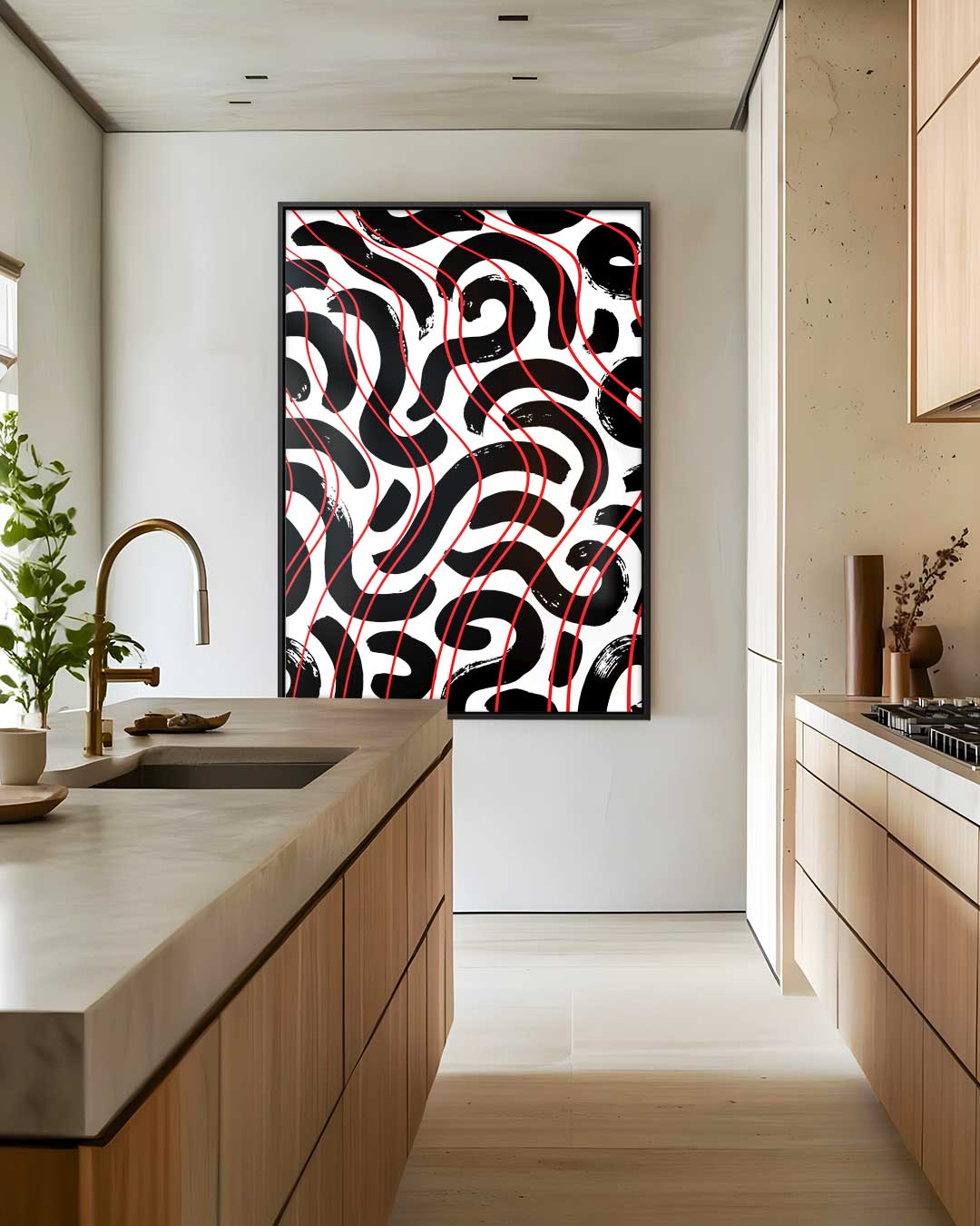 Moderne Abstracte Zebra Kunstwerk-canvas-dibond-plexiglas-wanddecoratie-WallArtistic