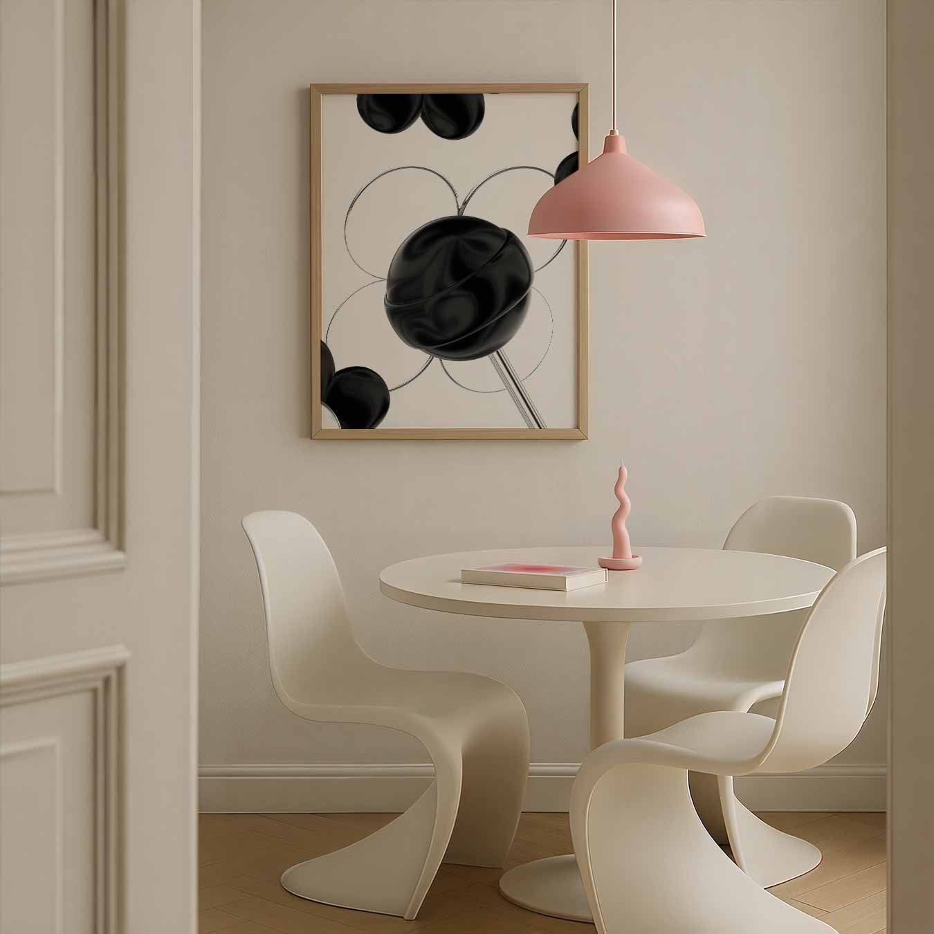 Modern Minimalistische Bloemenposter