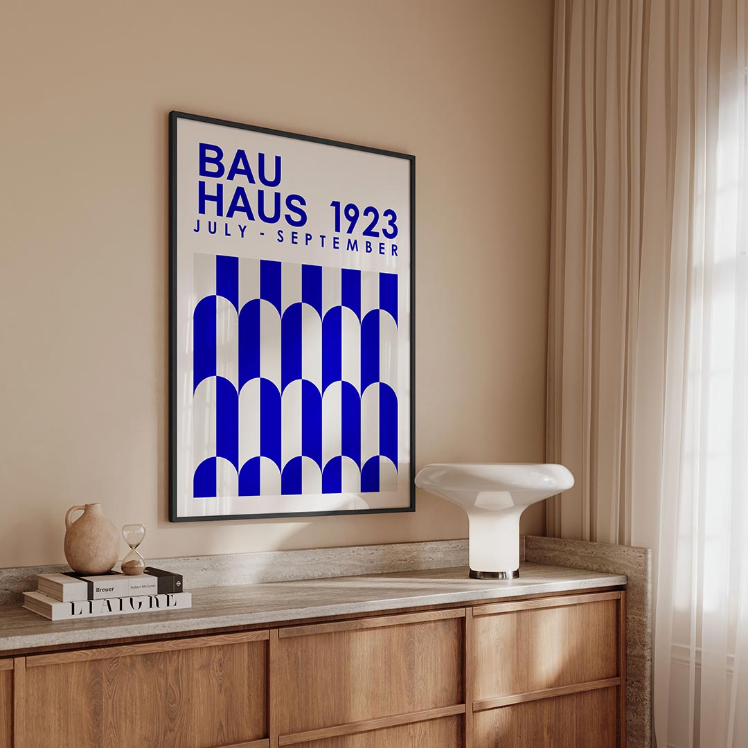 Vormritme en kleur Poster
