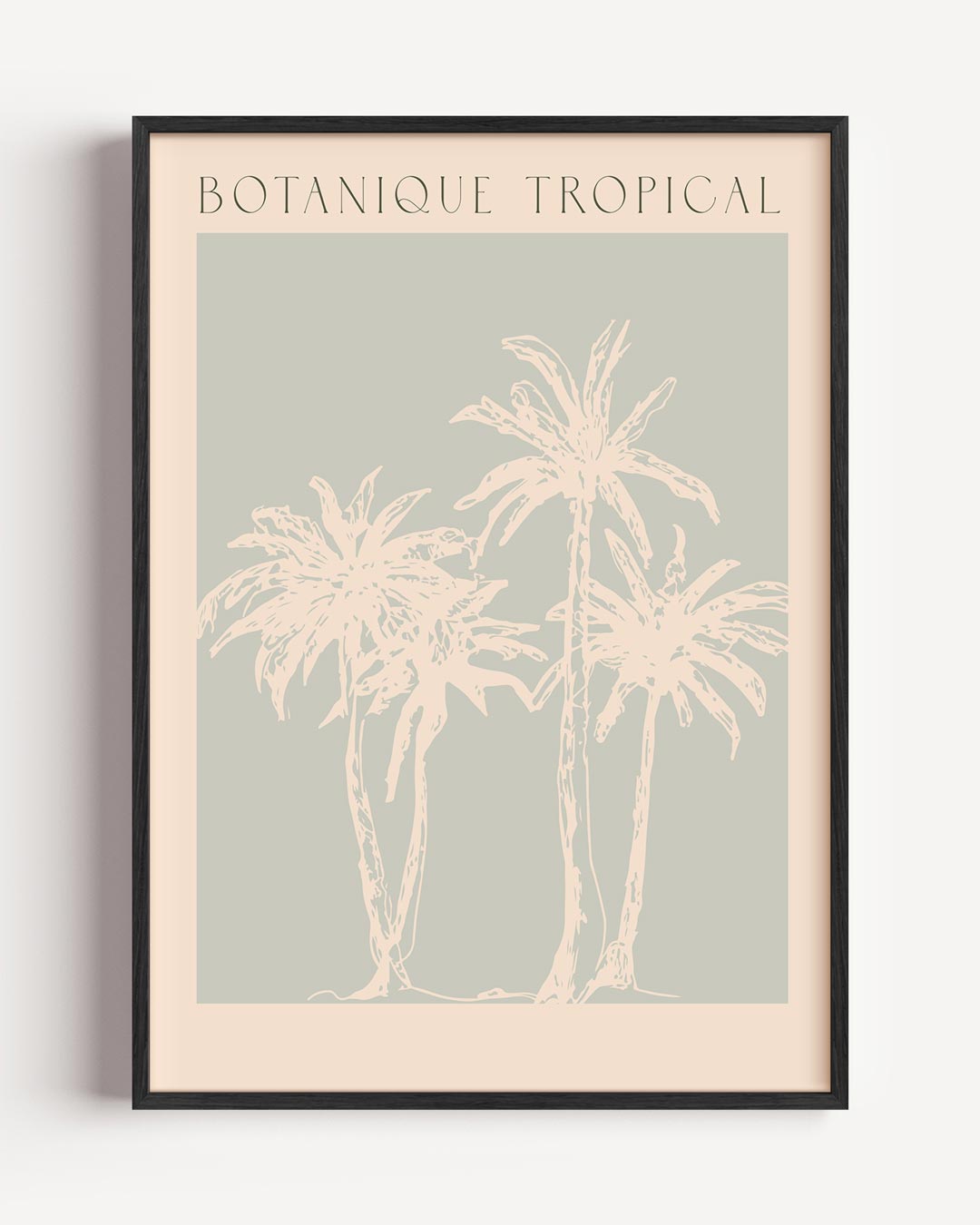 Tropische Botanische Kunstposter-WallArtistic