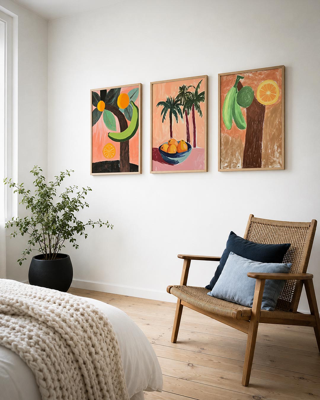 Fruitige vormen Posterset