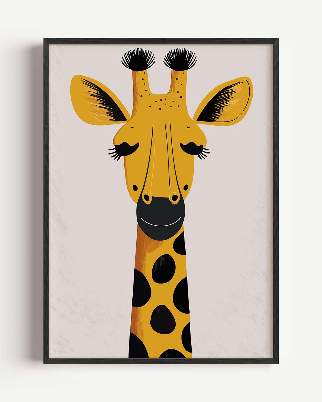 Vrolijke Giraffe Poster