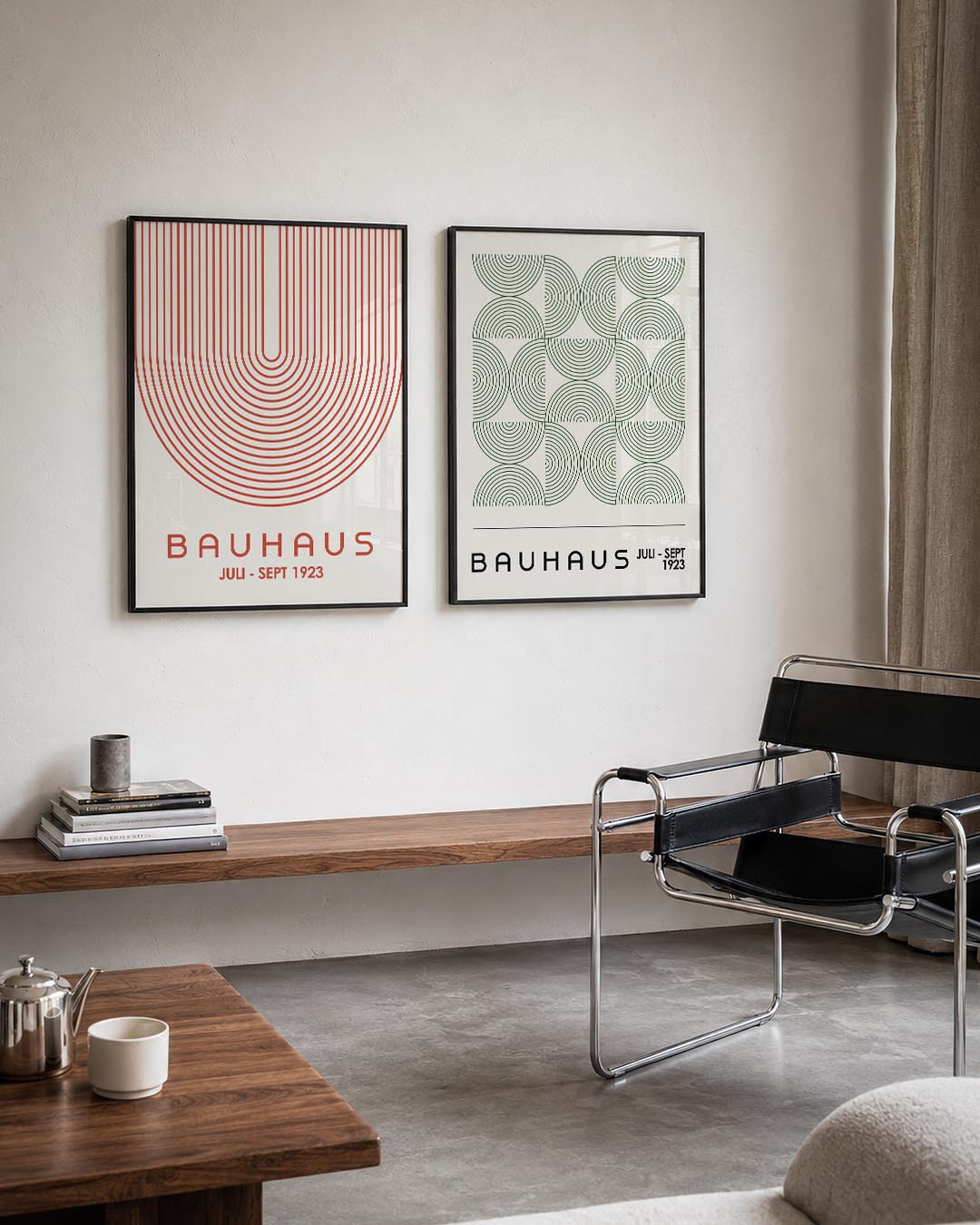 Lijnen en kleurvlakken Posterset