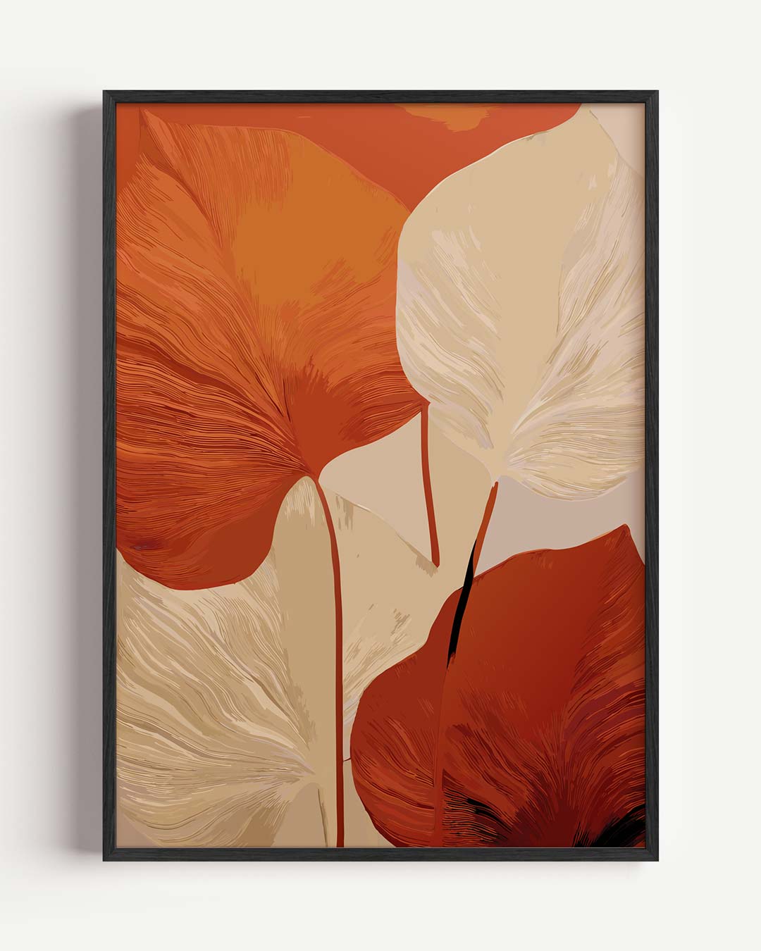 Herfstbladeren Abstractie Poster