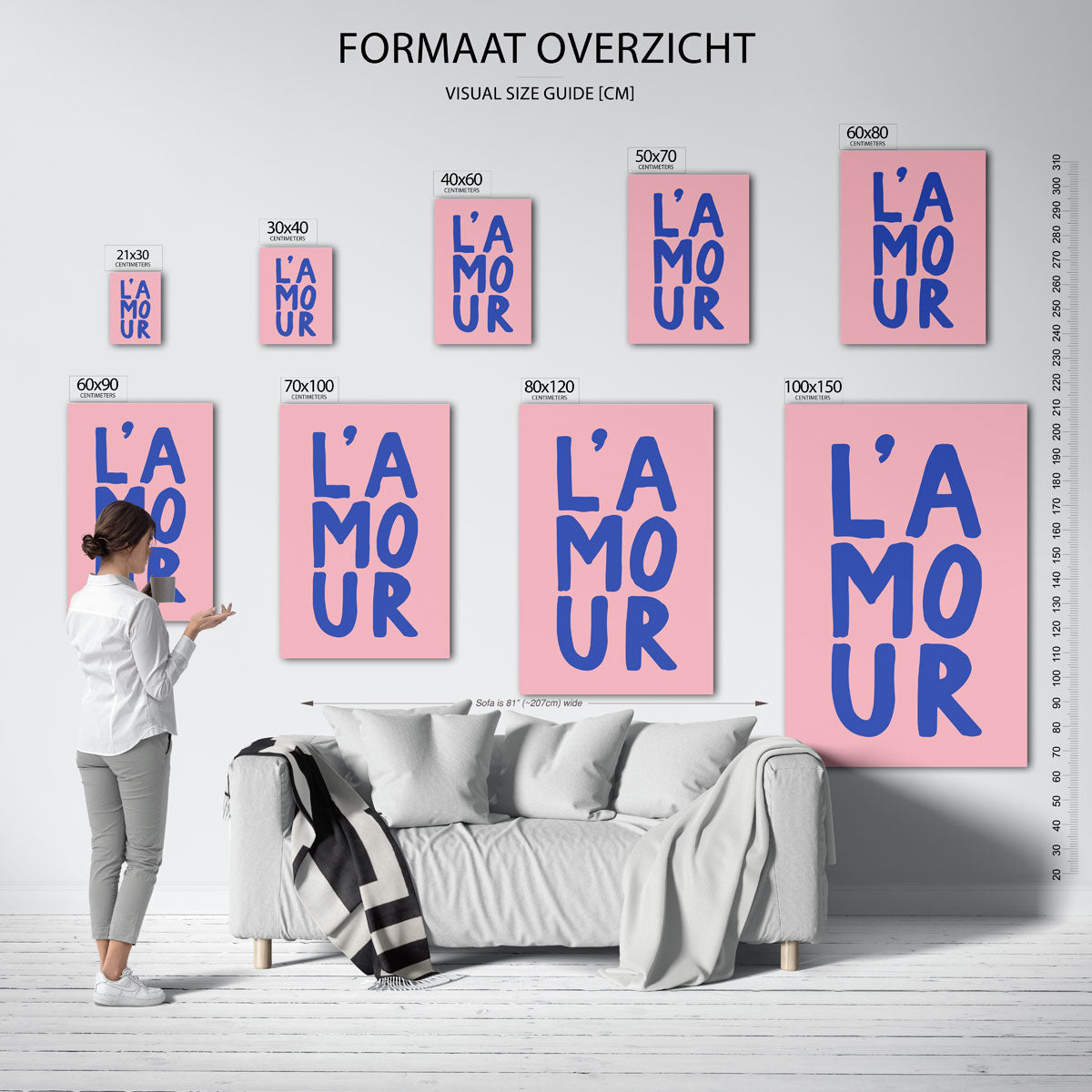 L'amour tekst Poster