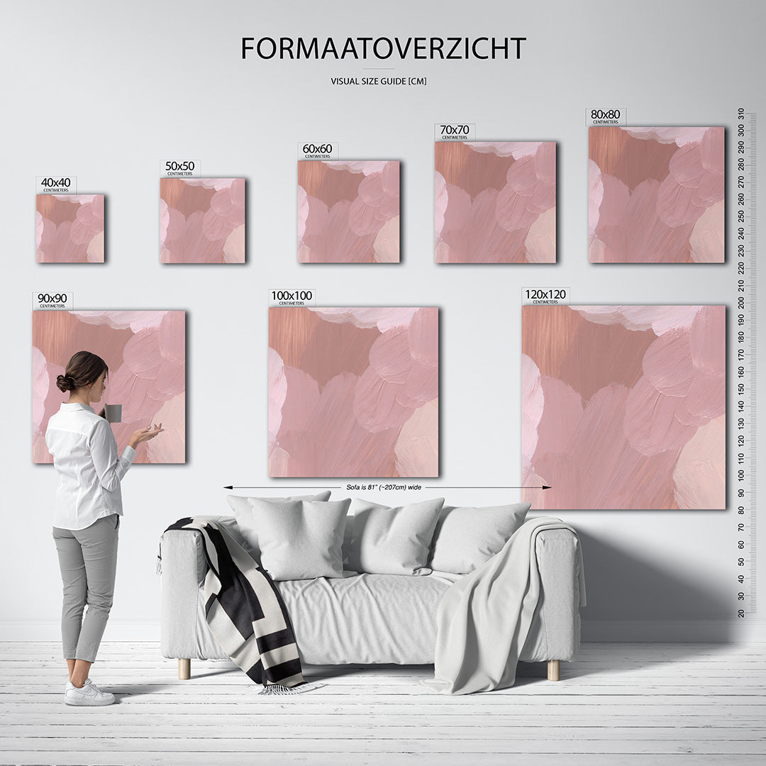 Zachte borstelstreken Kunstwerk