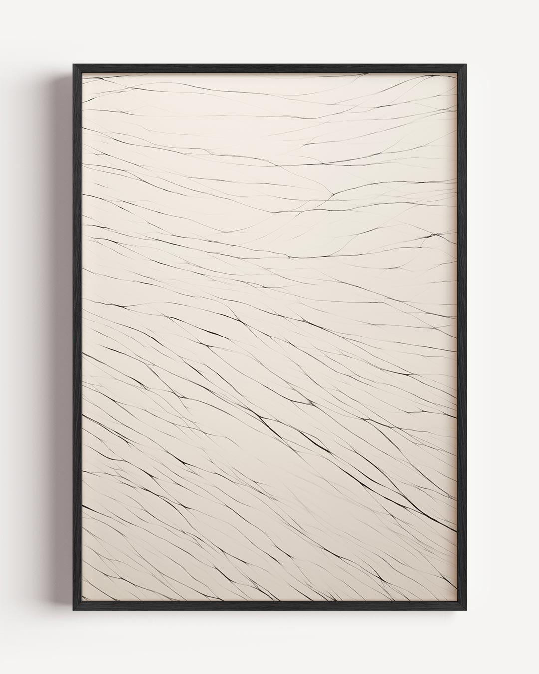 Abstracte Lijnenspel Poster-WallArtistic