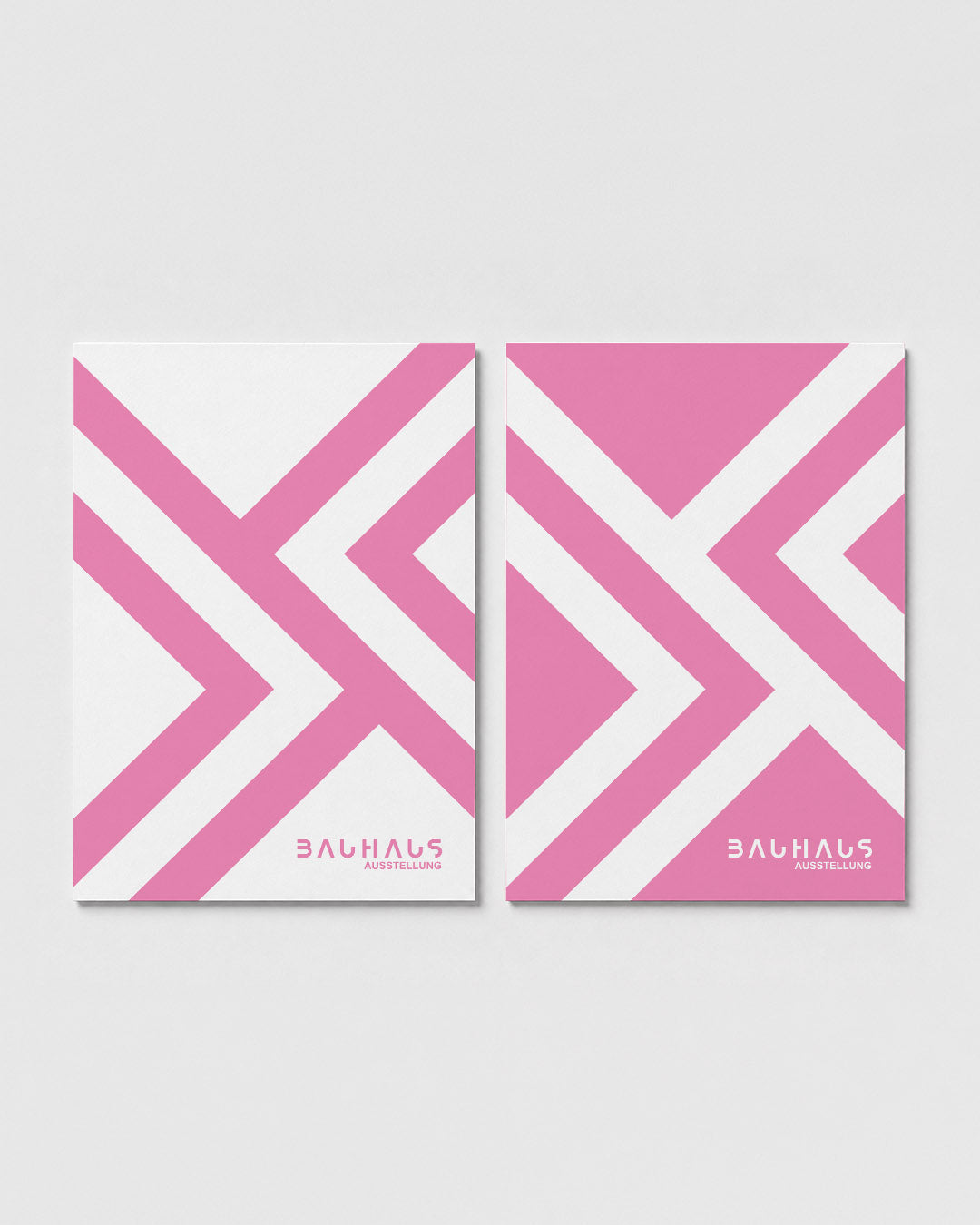 Roze lijnenpatroon Posterset