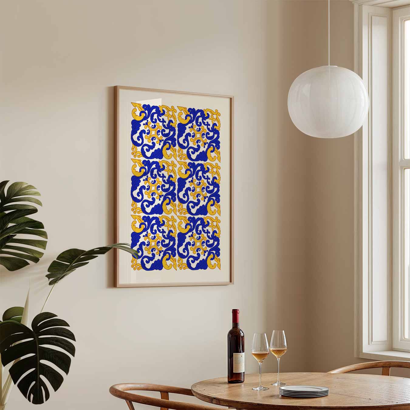 Mozaïek Magie Wandposter
