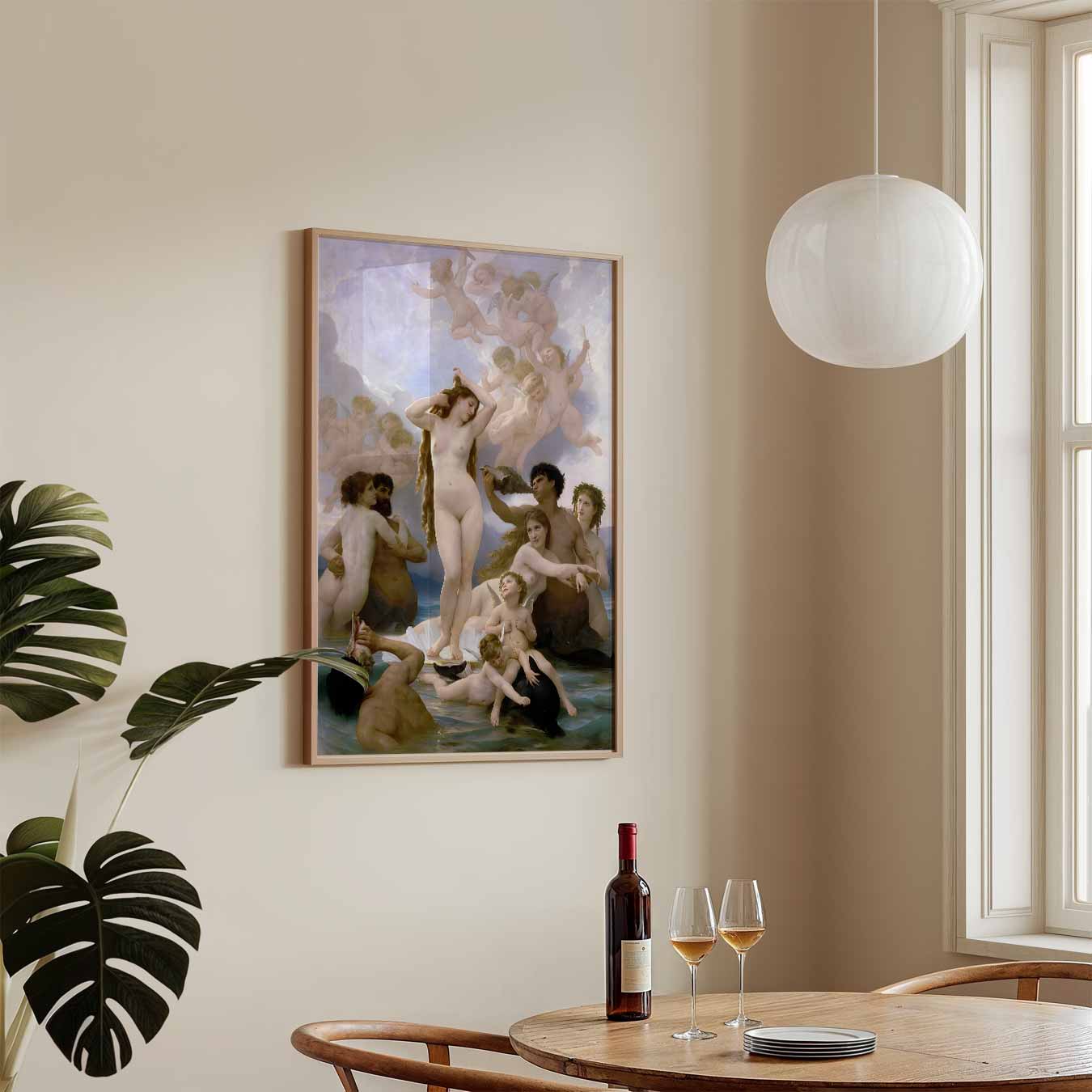 Venus en haar Goddelijke Entourage Poster