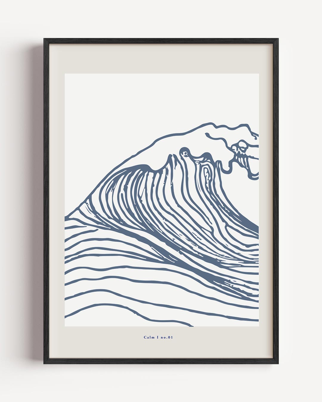 Rustige Golfkunst Poster-WallArtistic