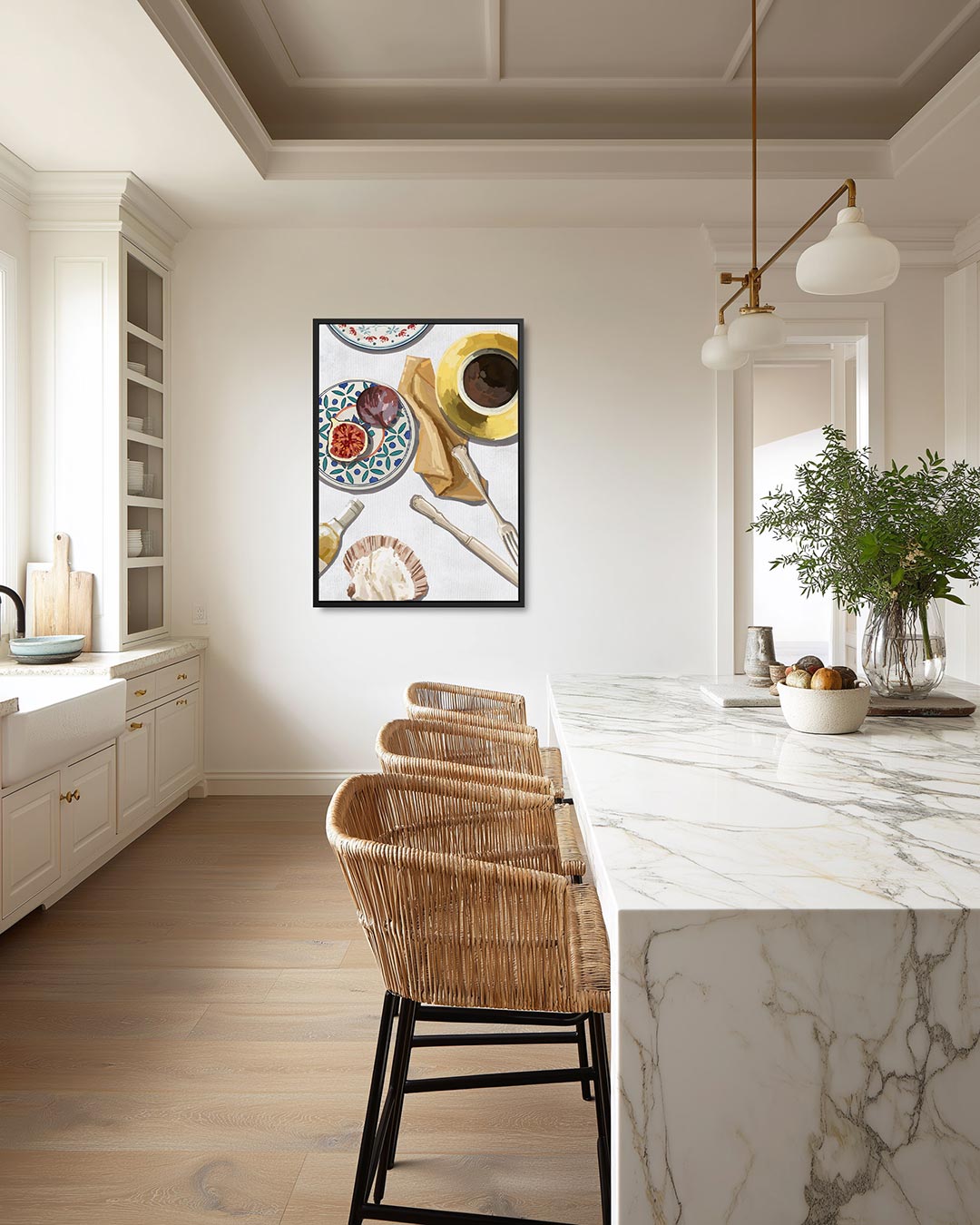 Eettafel compositie Kunstwerk