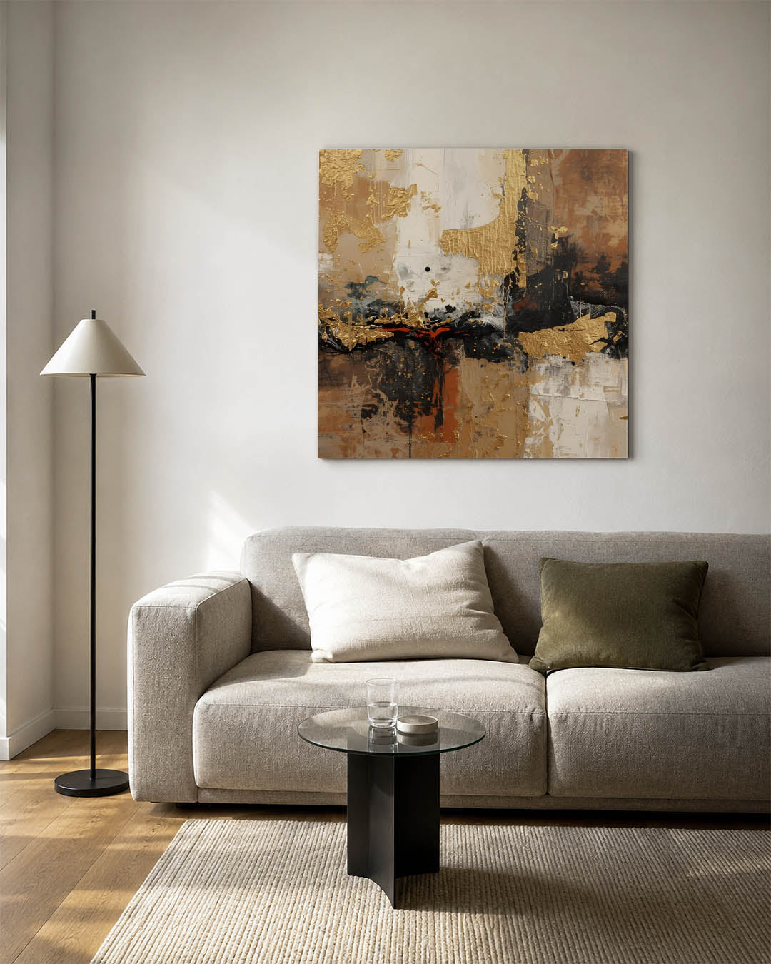 Gelaagde texturen Kunstwerk