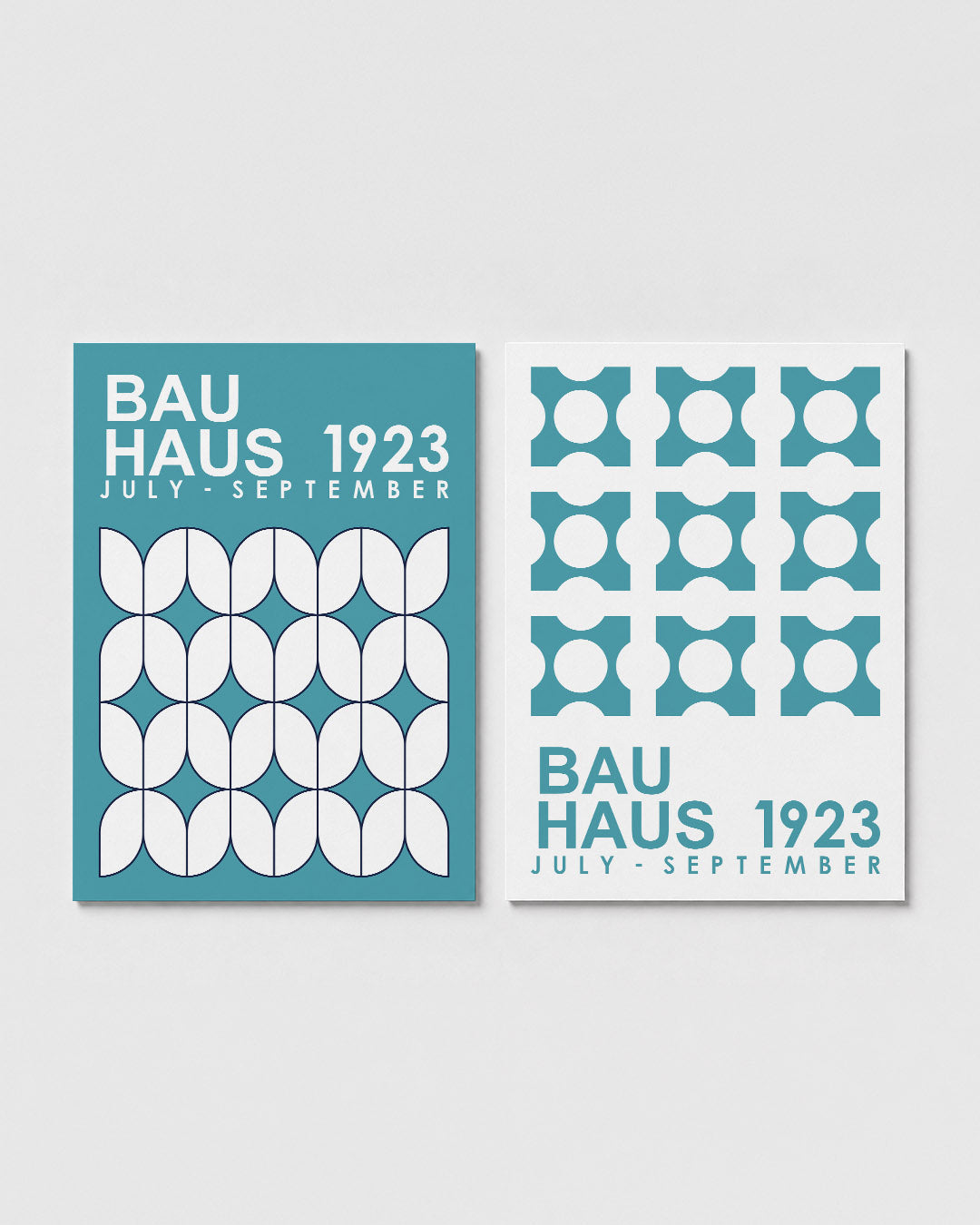 Vormritme en kleur Posterset