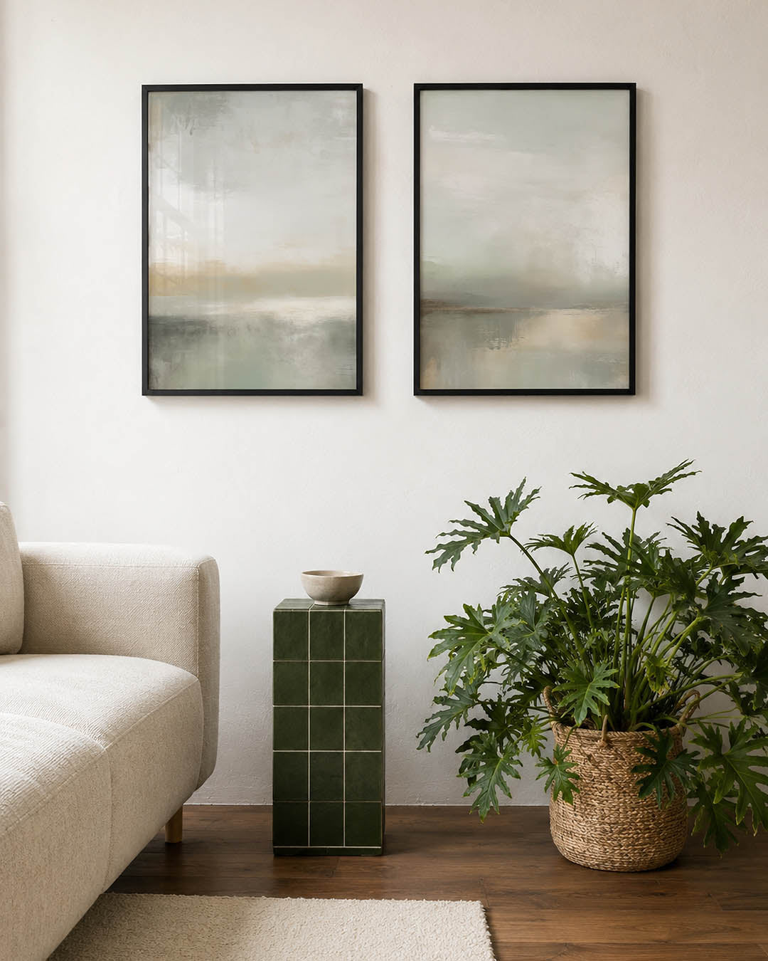 Zachte kleurvlakken Posterset