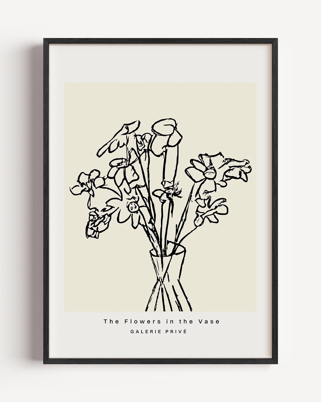 Minimalistische Bloemen Poster-WallArtistic