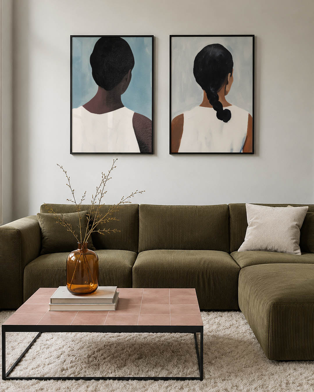 Rustige achterzijde Posterset