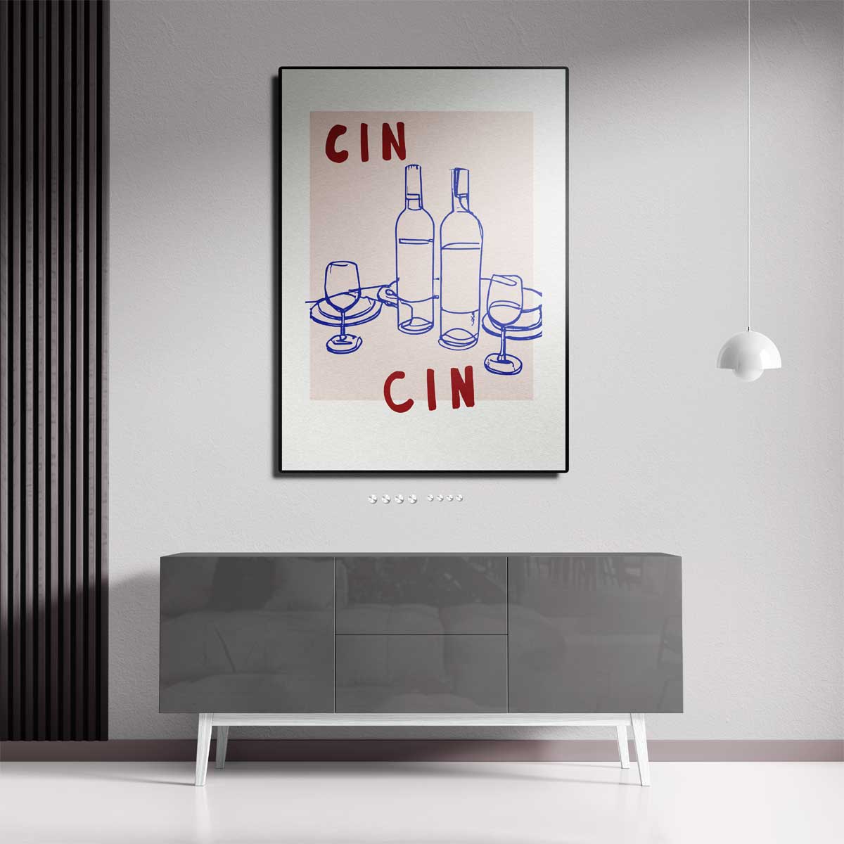 Wijntoast Illustratie Kunstwerk-canvas-dibond-plexiglas-wanddecoratie-WallArtistic