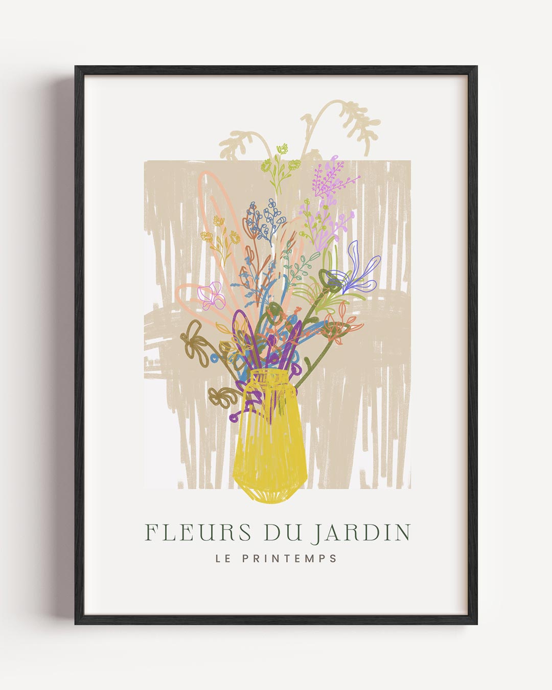 Fleurs du Jardin - Le Printemps Poster-WallArtistic