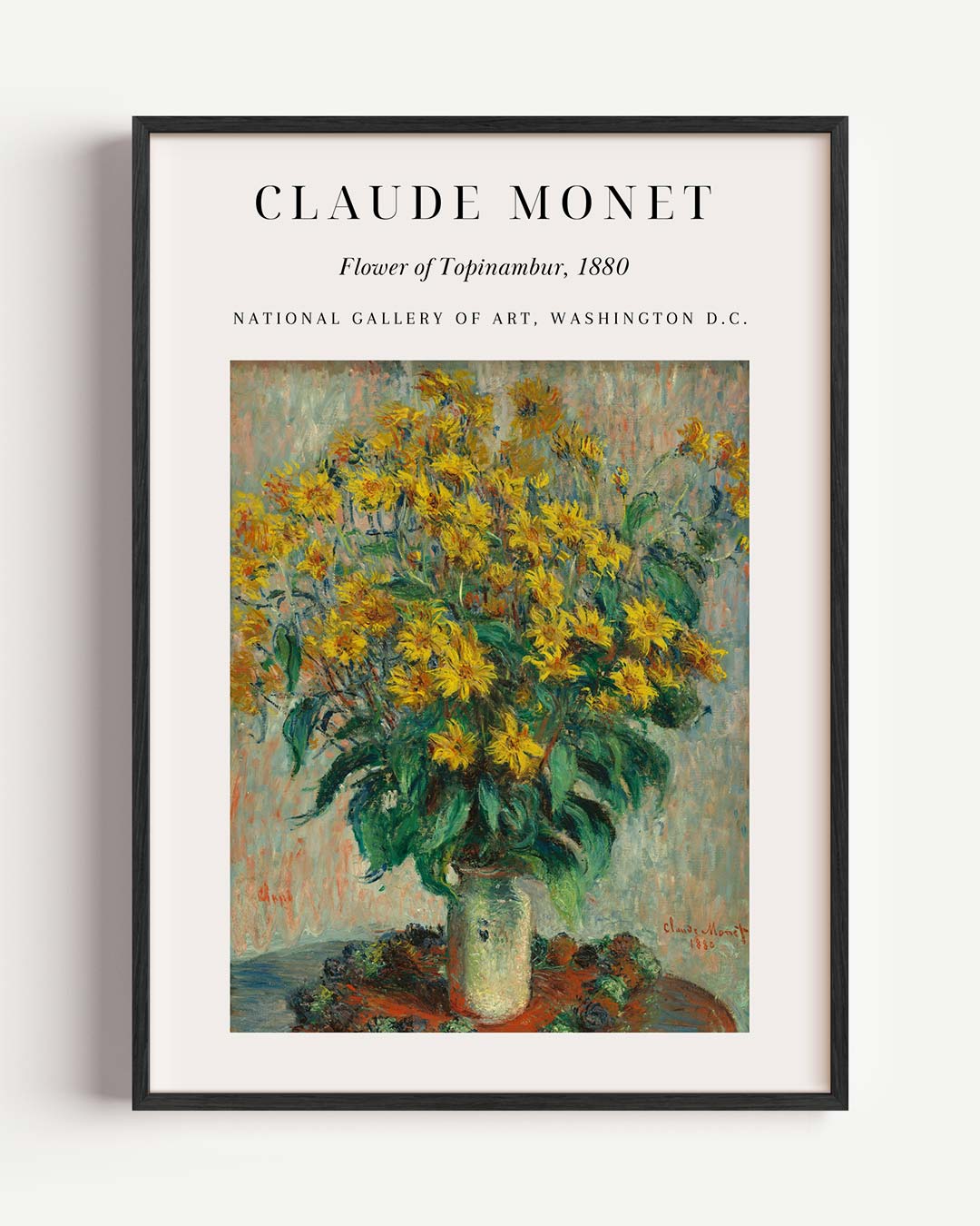 Monet's Bloemenpracht Poster