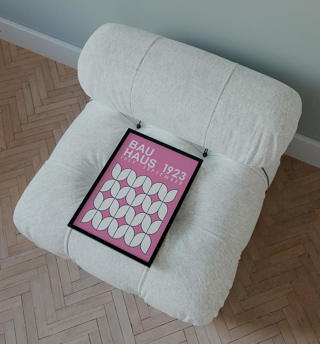 Vormritme en kleur Poster