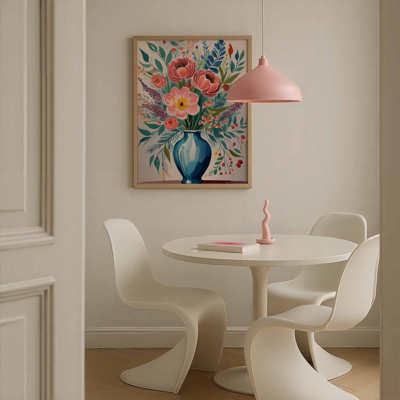 Bloemenpracht in Vaas Poster