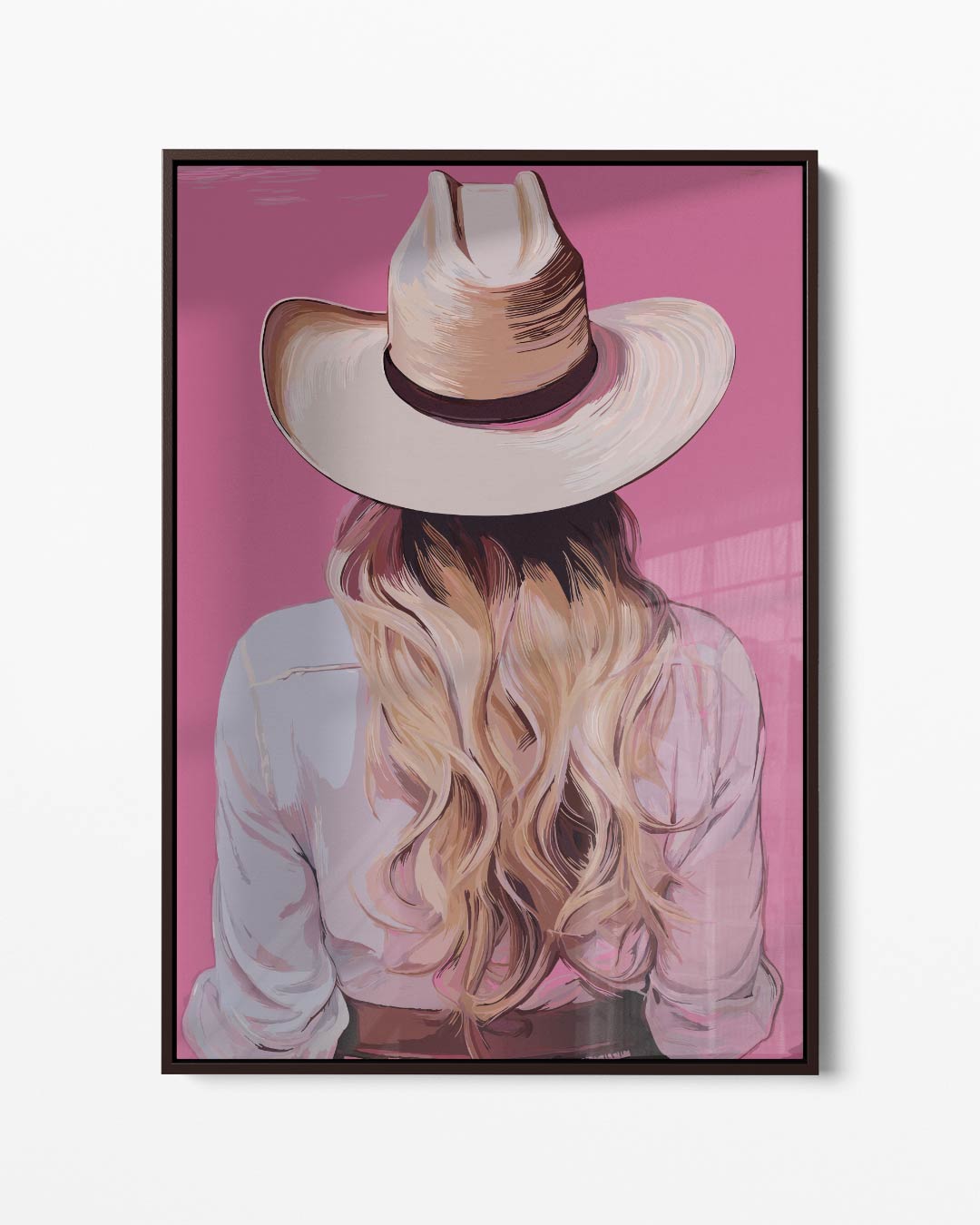 Cowboy Glamour Kunstwerk-canvas-dibond-plexiglas-wanddecoratie-WallArtistic