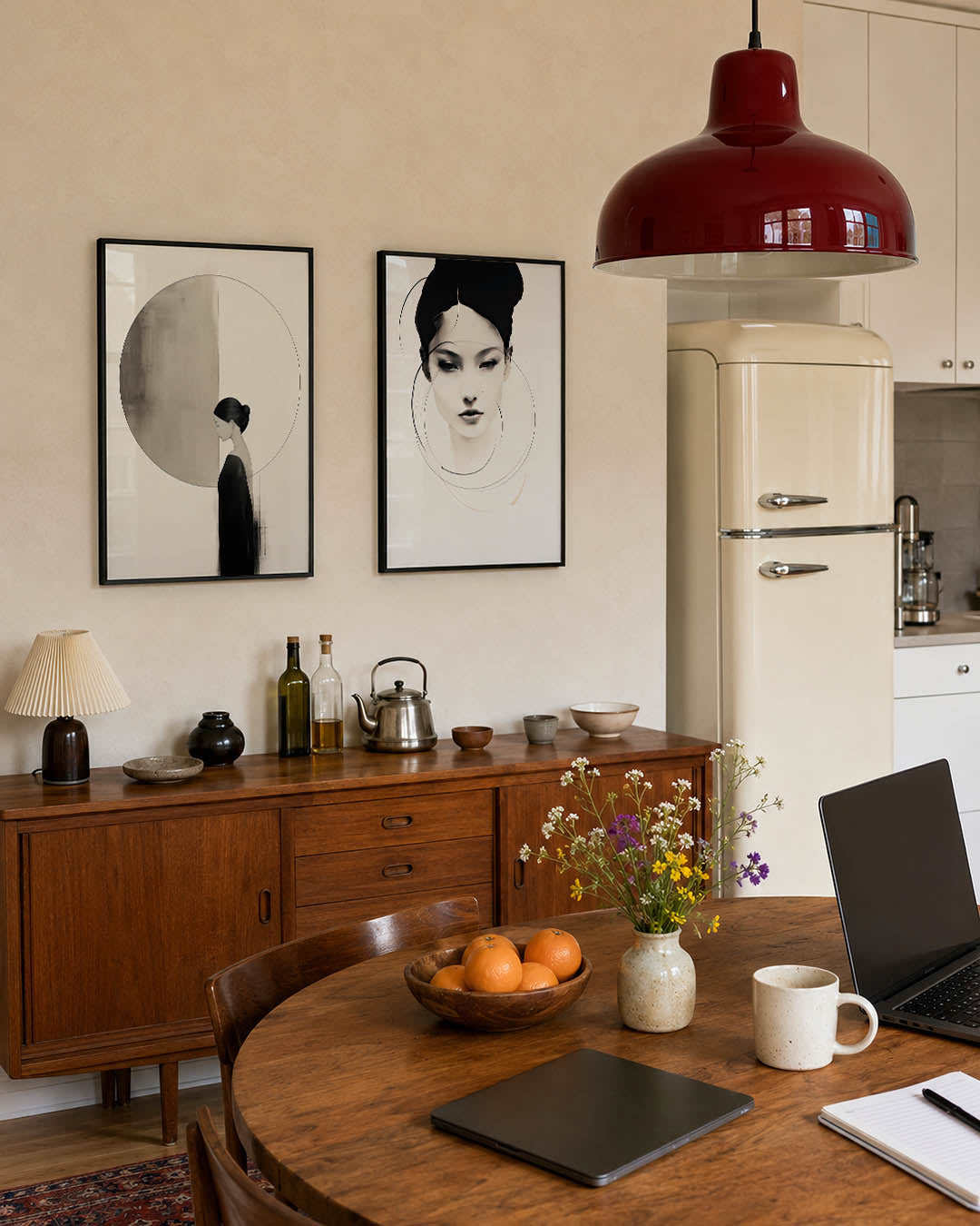 Cirkel en silhouet Posterset
