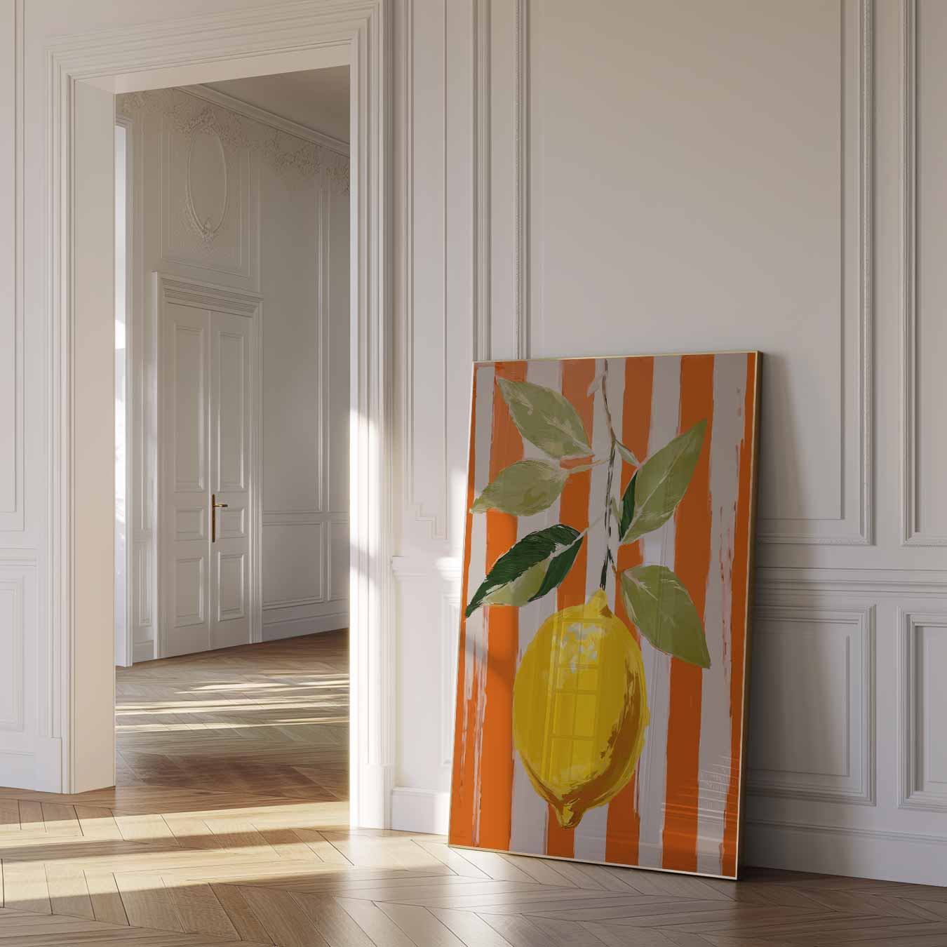 Sunny Lemon Art Poster