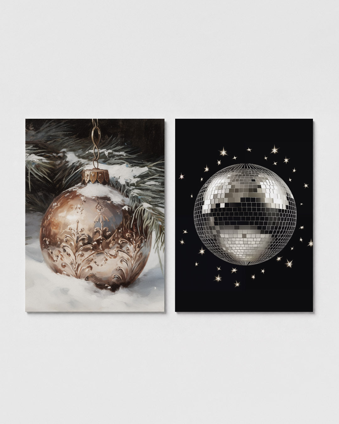 Winterse glans Posterset