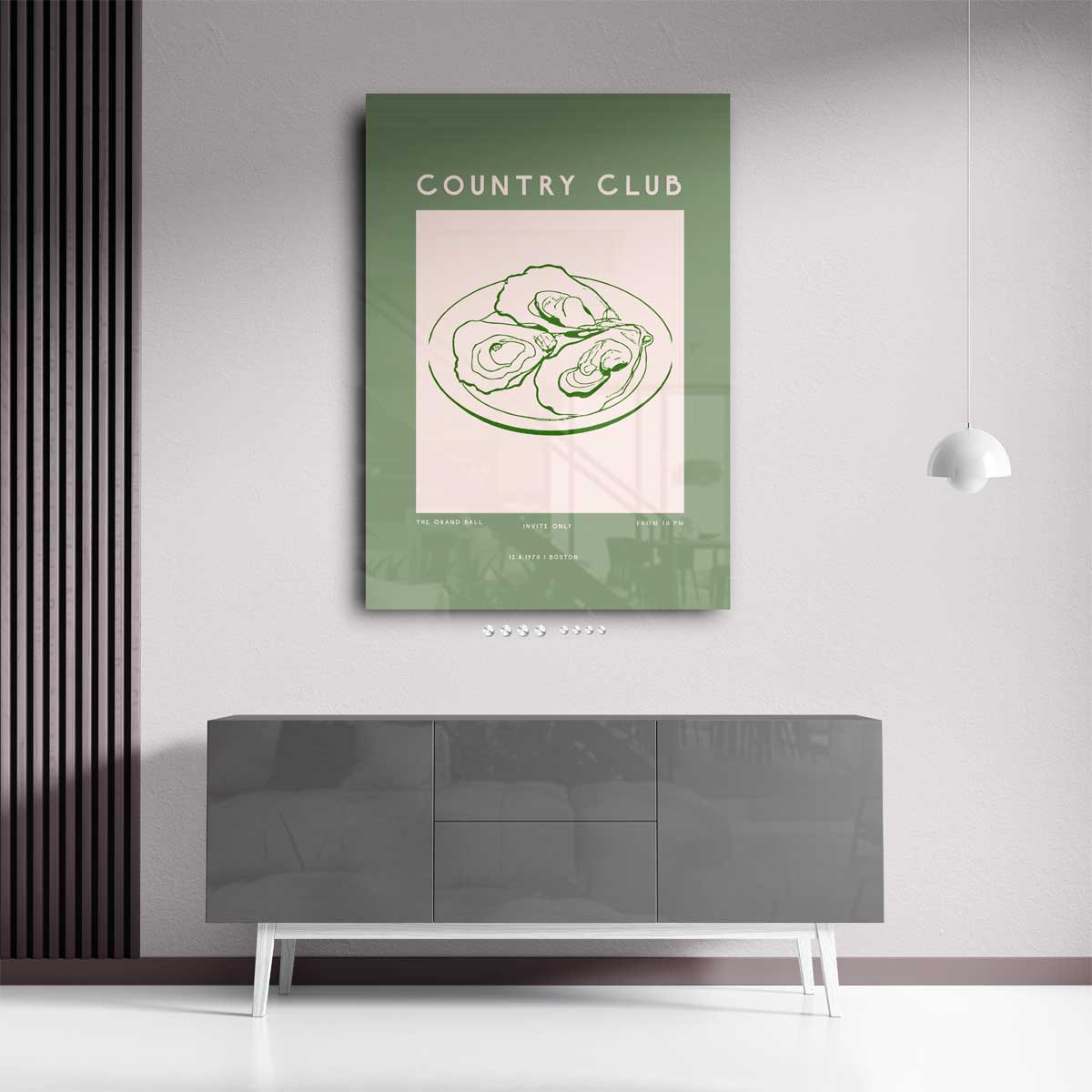 Retro Oesterfeest Poster