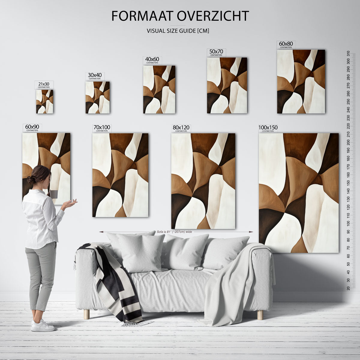 Abstracte vormen Poster