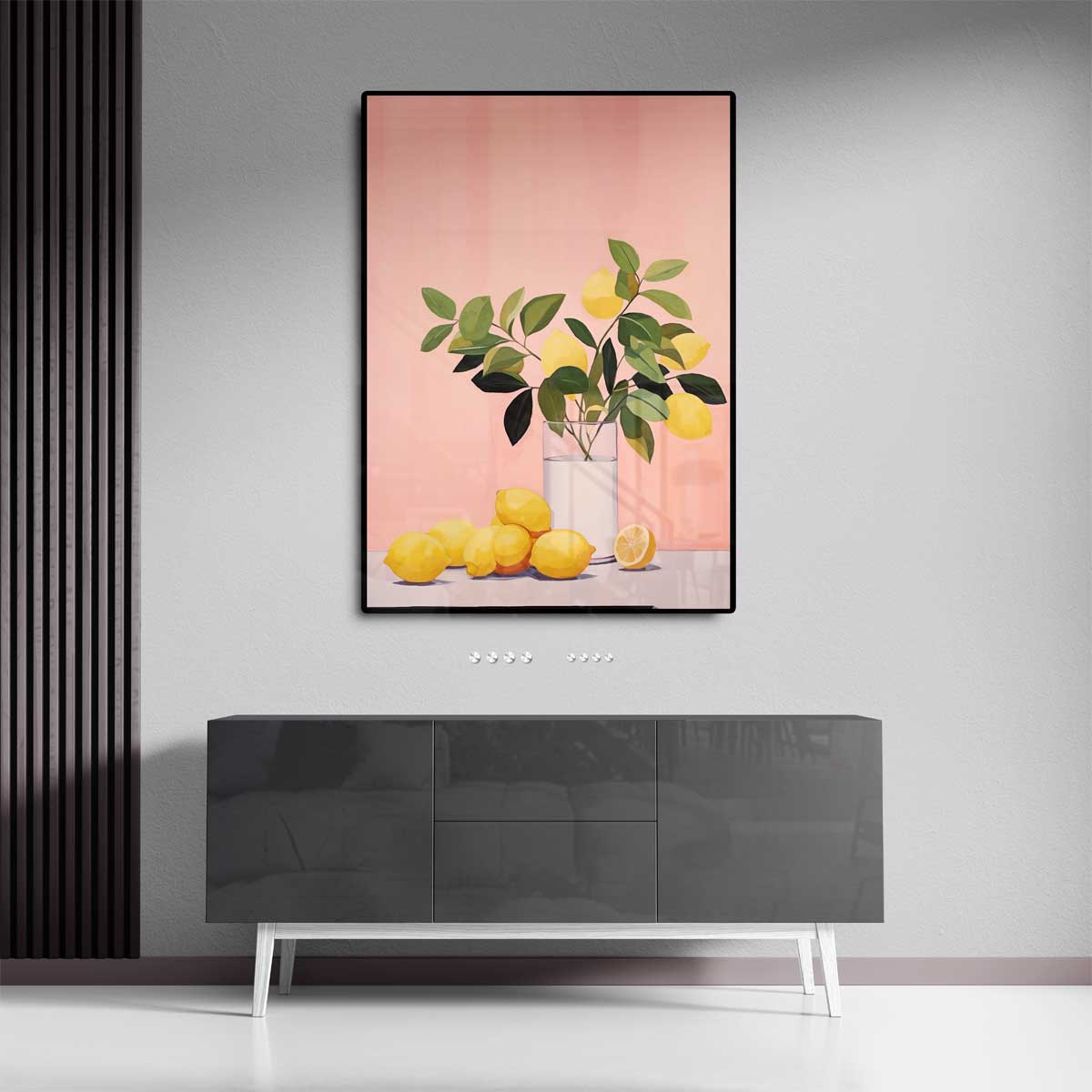 Citrussfeer op Doek Kunstwerk-canvas-dibond-plexiglas-wanddecoratie-WallArtistic