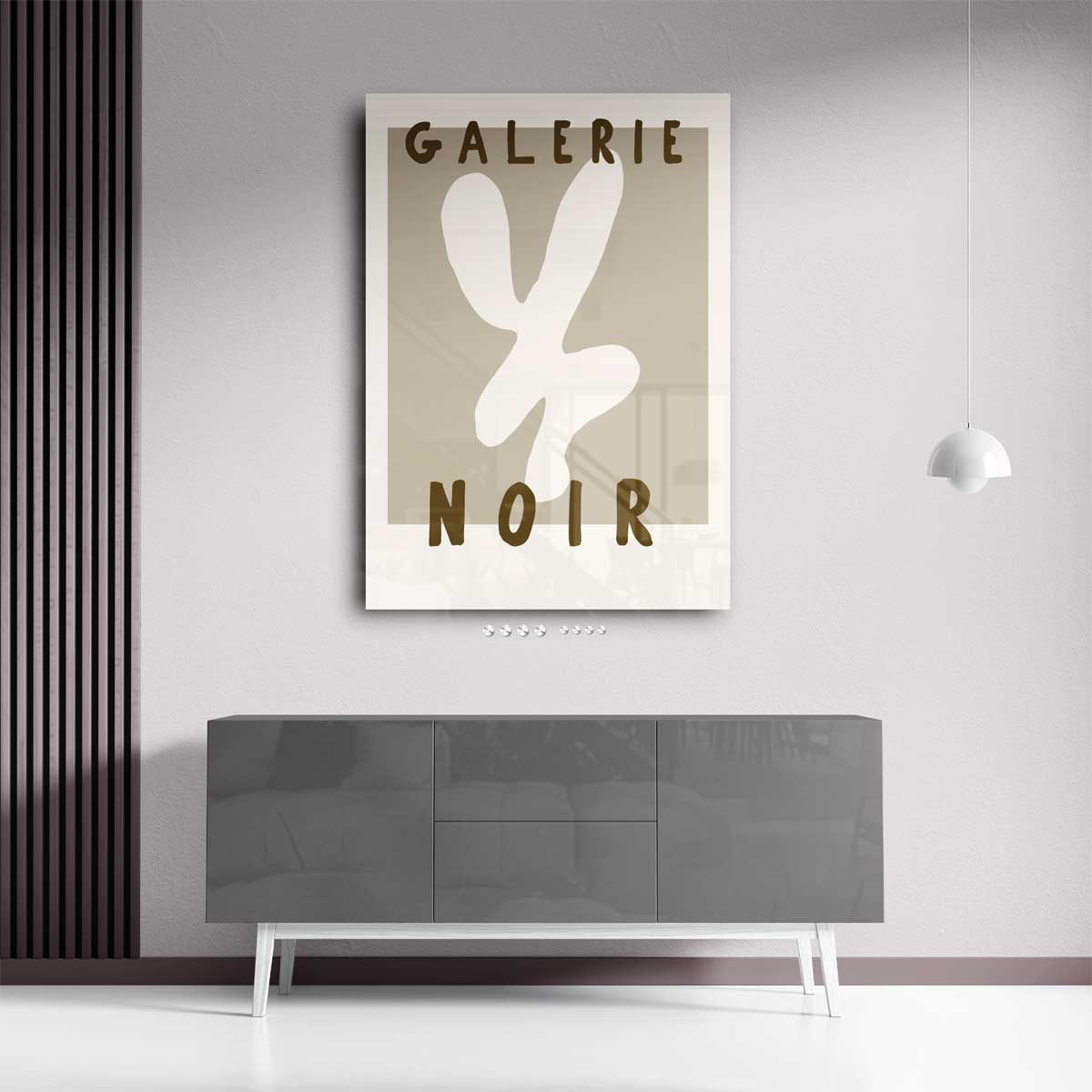 Minimalistisch Creatief Abstract in Beige Kunstwerk-canvas-dibond-plexiglas-wanddecoratie-WallArtistic