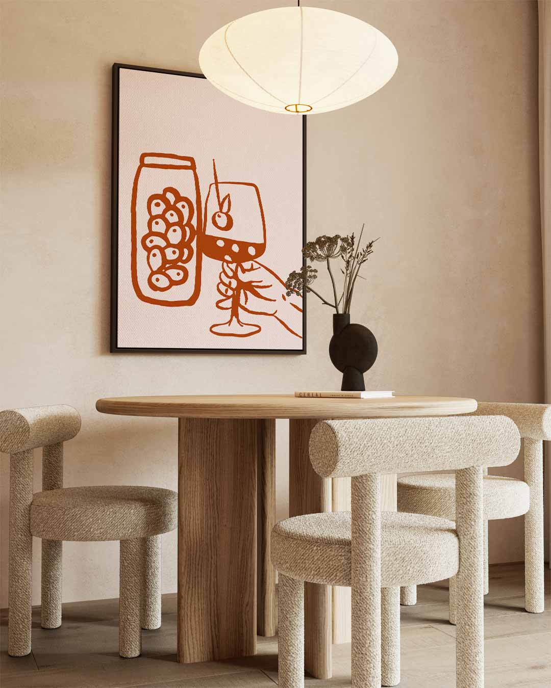 Stijlvolle Avond Kunstwerk-canvas-dibond-plexiglas-wanddecoratie-WallArtistic