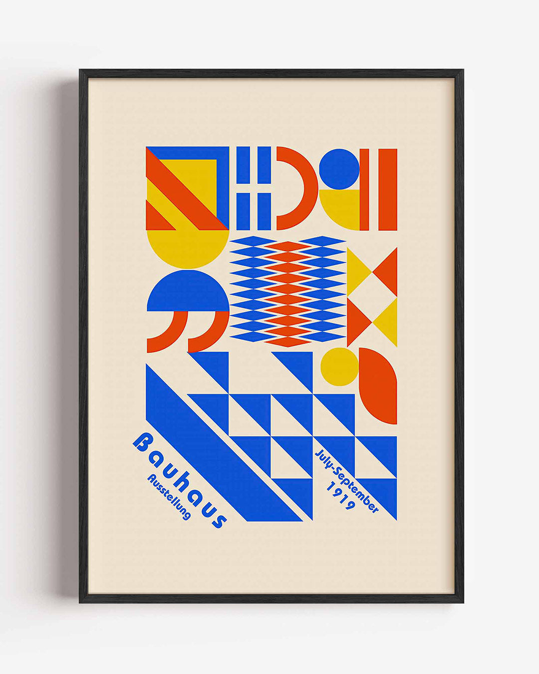 Vormen en vlakkenspel Poster