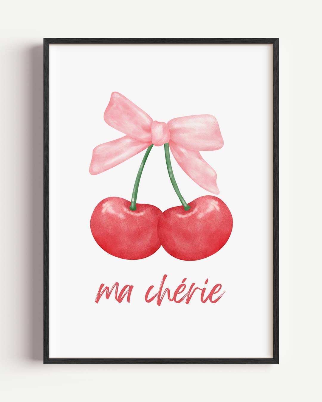 Ma Chérie Cherry Poster