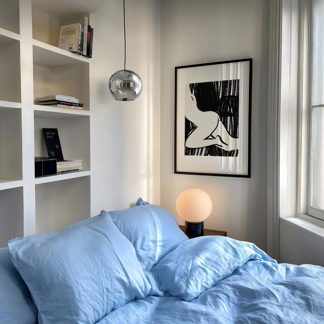 Elegante Silhouet Kunstposter-WallArtistic