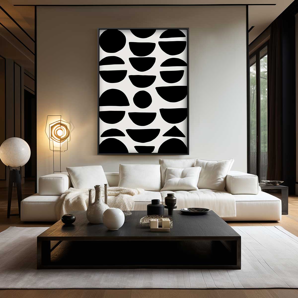 Modern Geometrisch Wandkunstwerk Kunstwerk-canvas-dibond-plexiglas-wanddecoratie-WallArtistic
