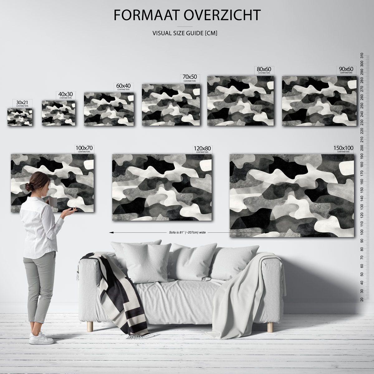Abstracte vormen Poster