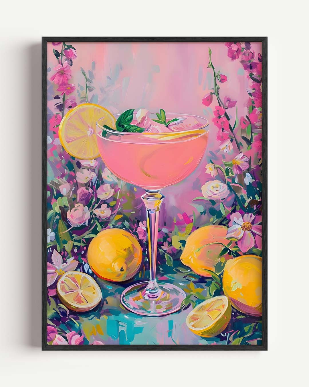 Lente Citroencocktail Poster