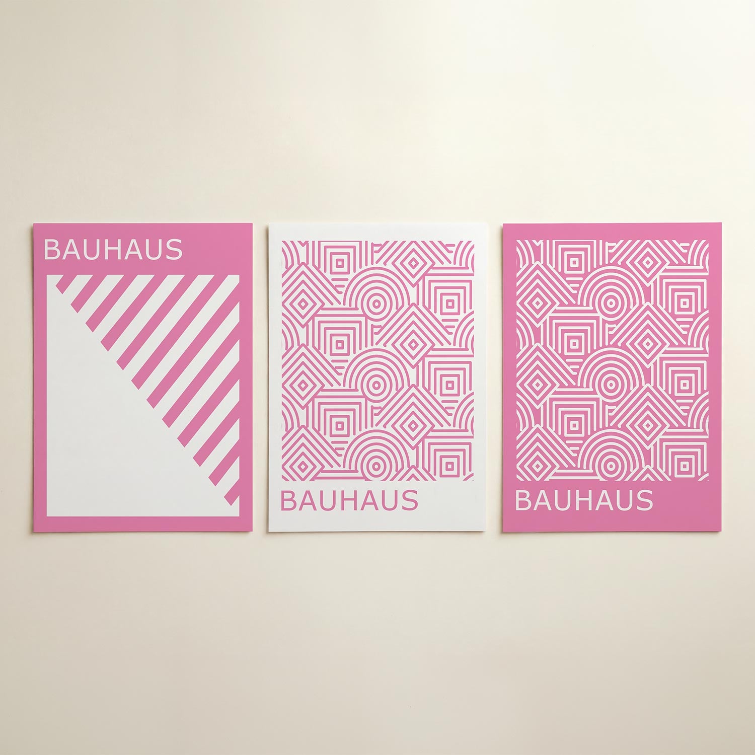 Diagonal lijnen Posterset