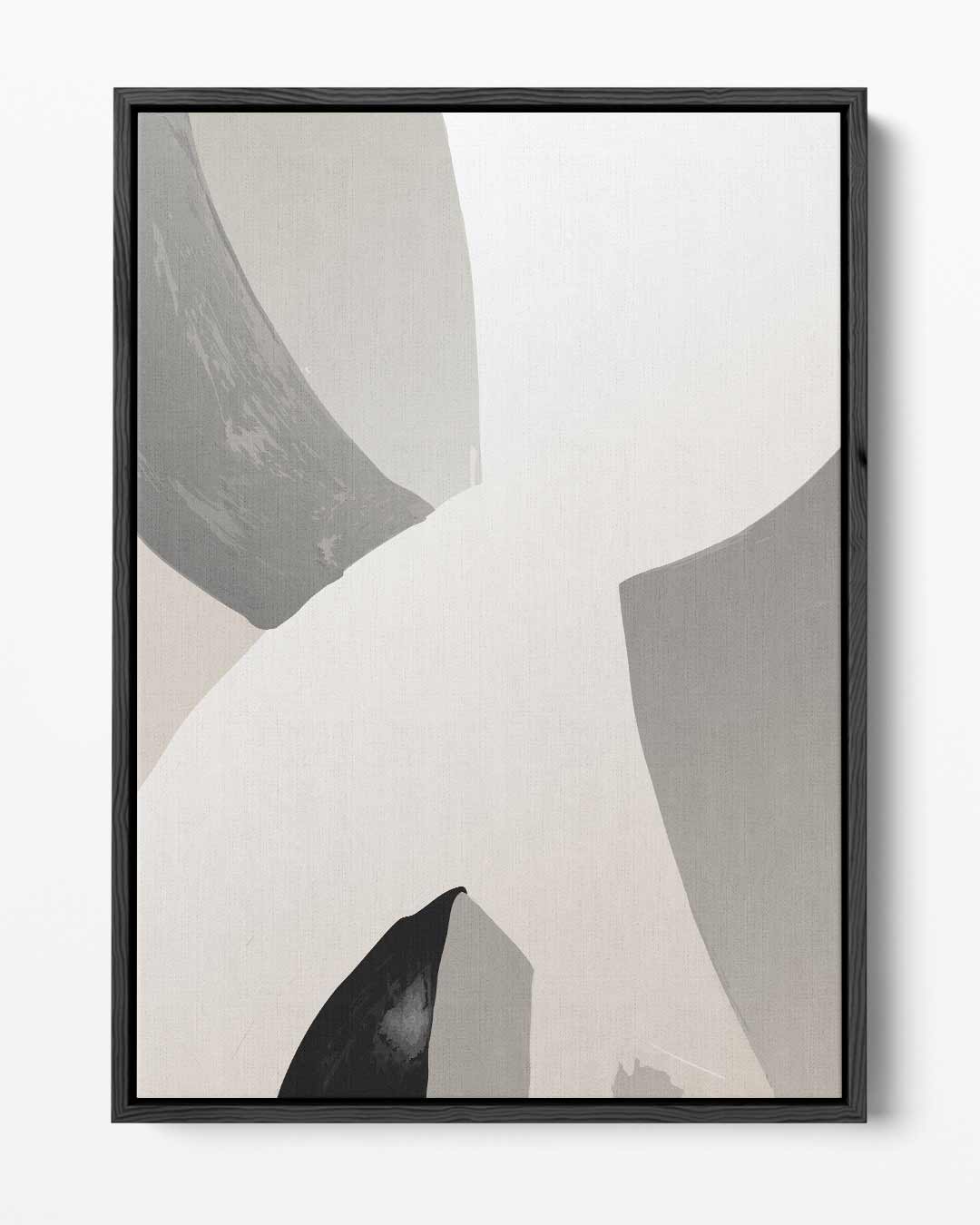 Stijlvolle Abstractie in Neutrale Tint Kunstwerk-canvas-dibond-plexiglas-wanddecoratie-WallArtistic