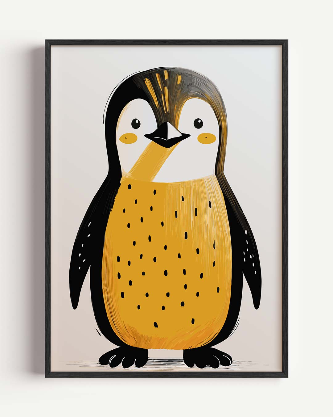 Schattige Pinguïn Illustratie Poster