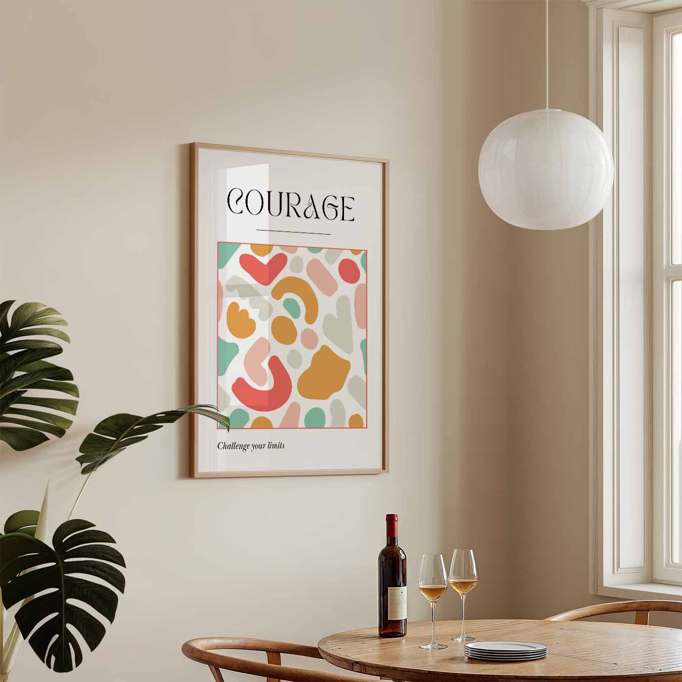 Kleurrijke Moed Poster
